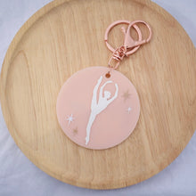 Load image into Gallery viewer, Personalised Peach Keychain