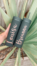 Load image into Gallery viewer, Black Personalised Tumbler