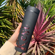 Load image into Gallery viewer, Black Personalised Tumbler