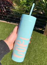Load image into Gallery viewer, Seafoam Personalised Tumbler