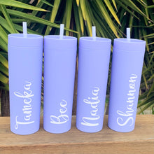 Load image into Gallery viewer, Pastel Violet Personalised Tumbler