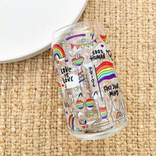 Load image into Gallery viewer, Pride Glass Can Tumbler
