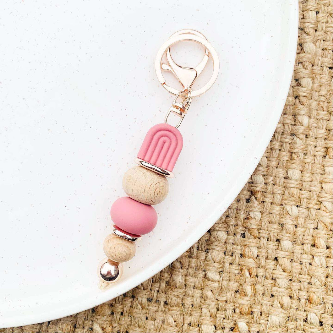 Pink Arch Keychain