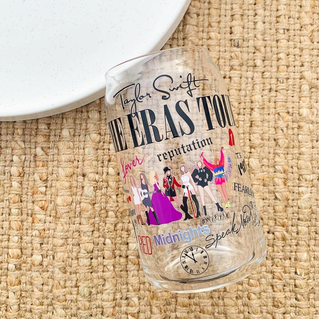 TS Eras Glass Can Tumbler