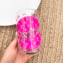 Load image into Gallery viewer, Classy Barbie Glass Can Tumbler
