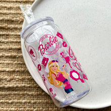 Load image into Gallery viewer, Barbie Plastic Tumbler
