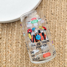 Load image into Gallery viewer, F.R.I.E.N.D.S Glass Can Tumbler
