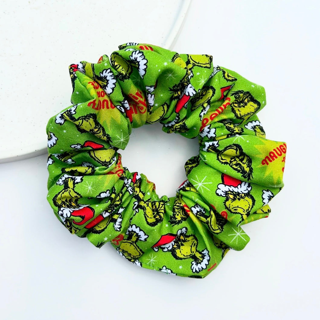 Mr Grinch Scrunchie