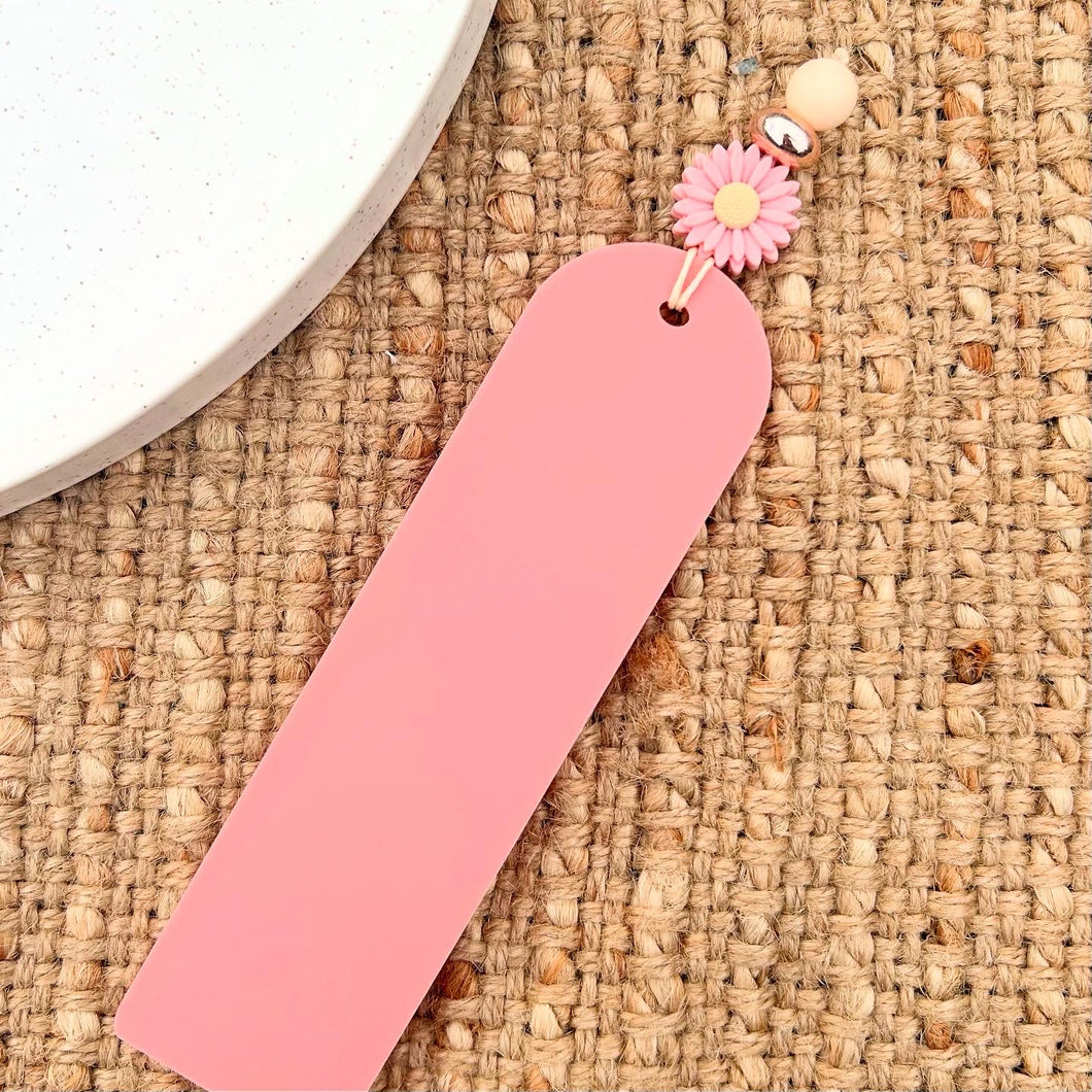 Pink Flower Bookmark