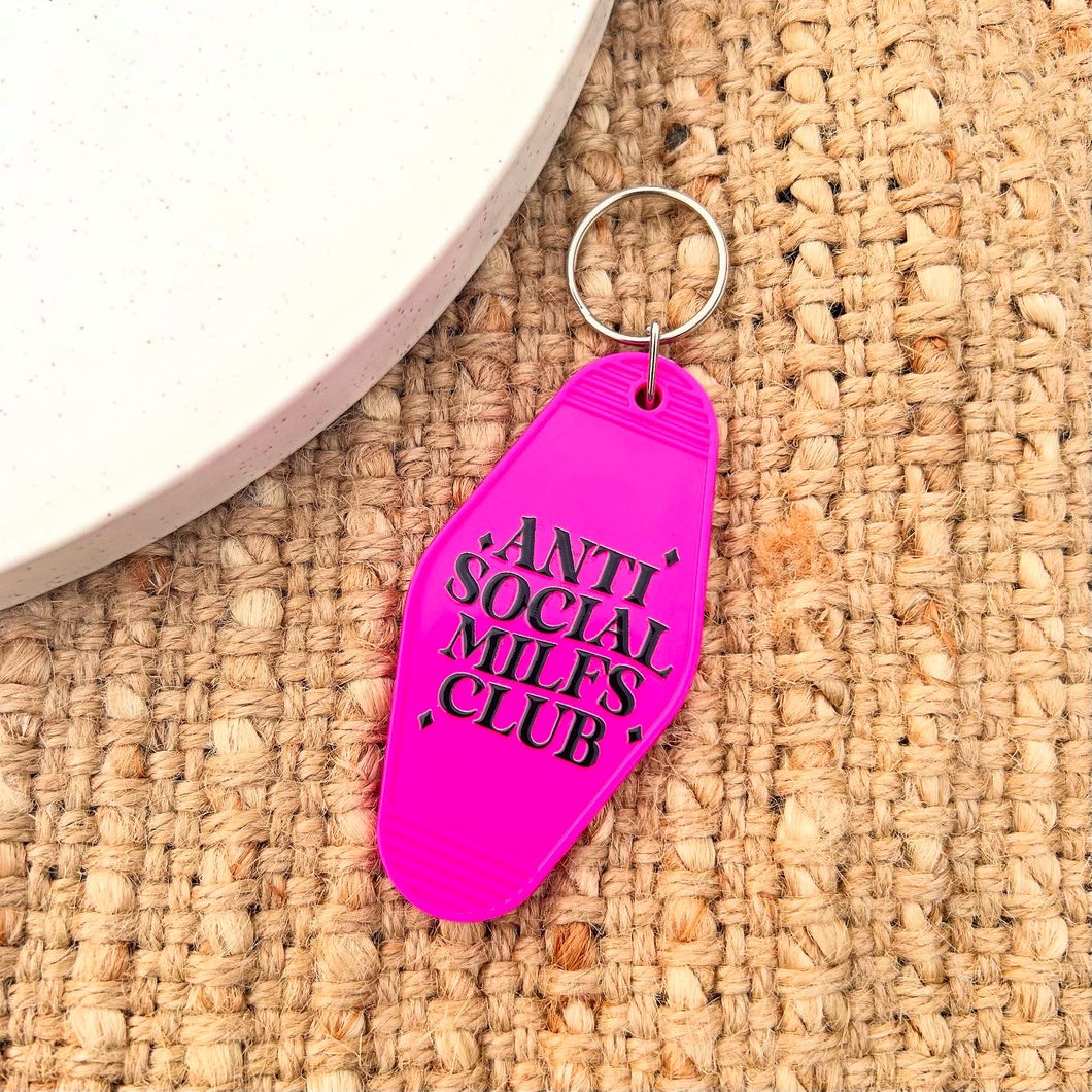 Hot Pink Milf Keychain