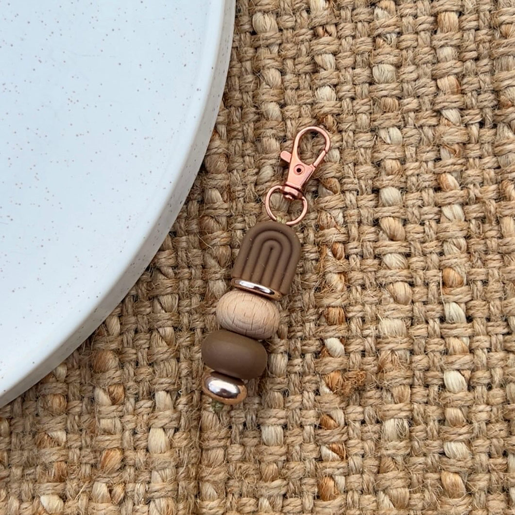 Brown Arch Mini Keychain