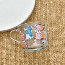 Load image into Gallery viewer, Highland Cows Glass Mug
