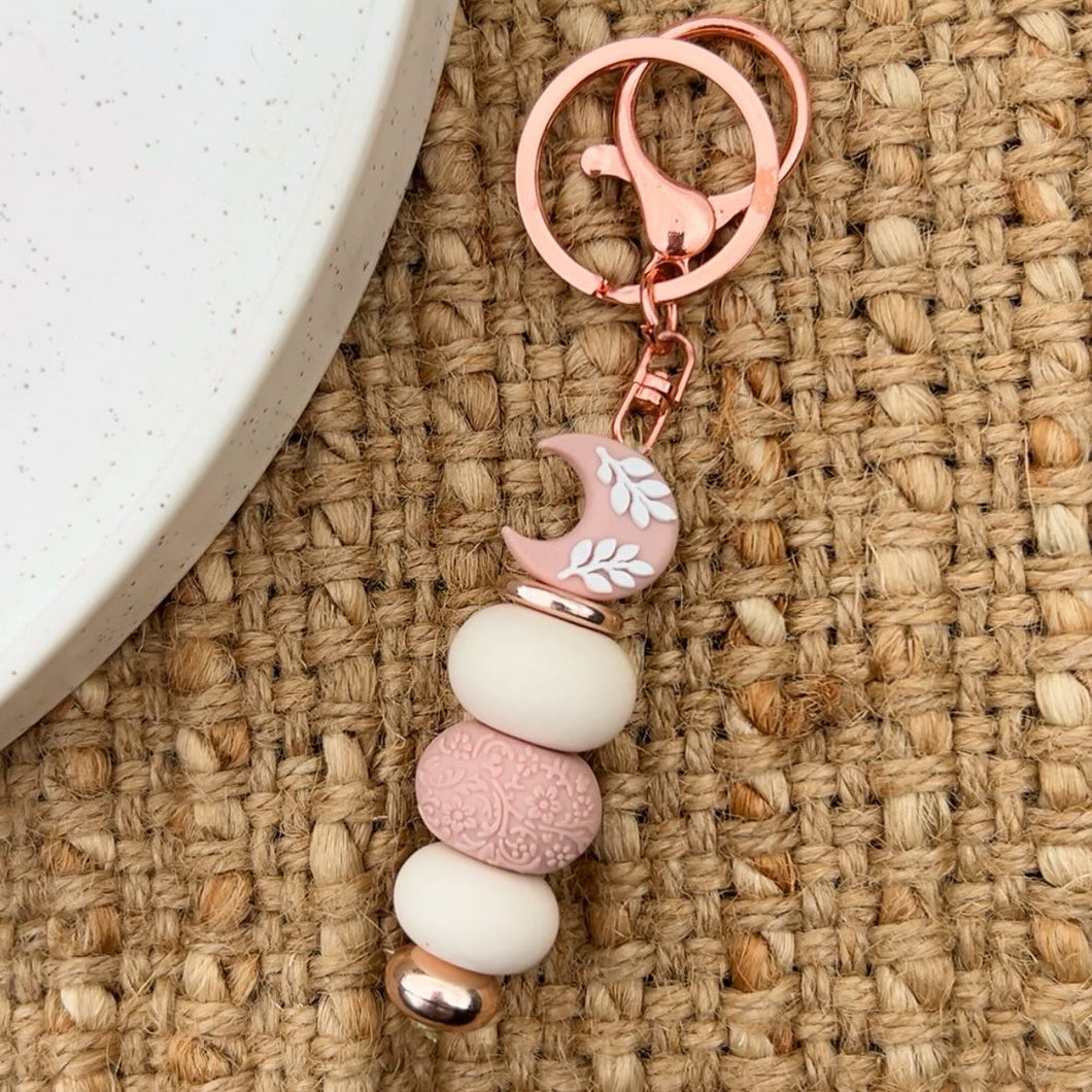 Nude Moon Keychain