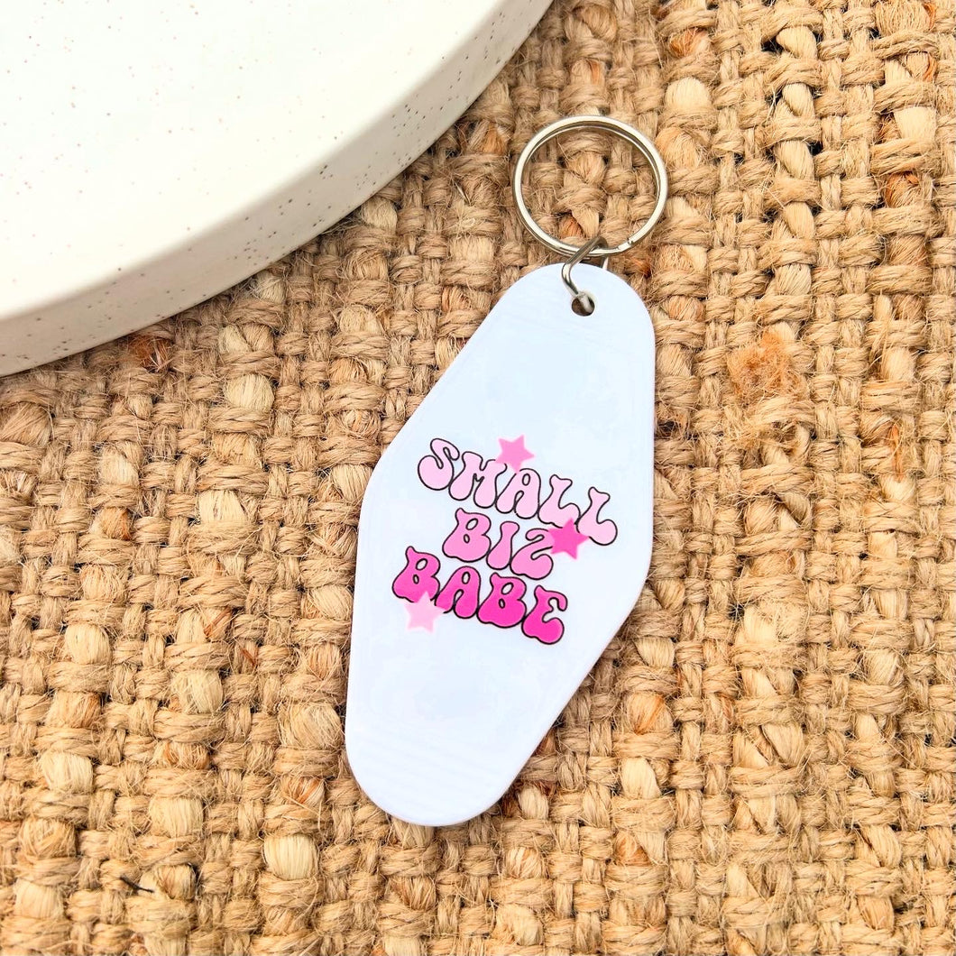White SBB Keychain