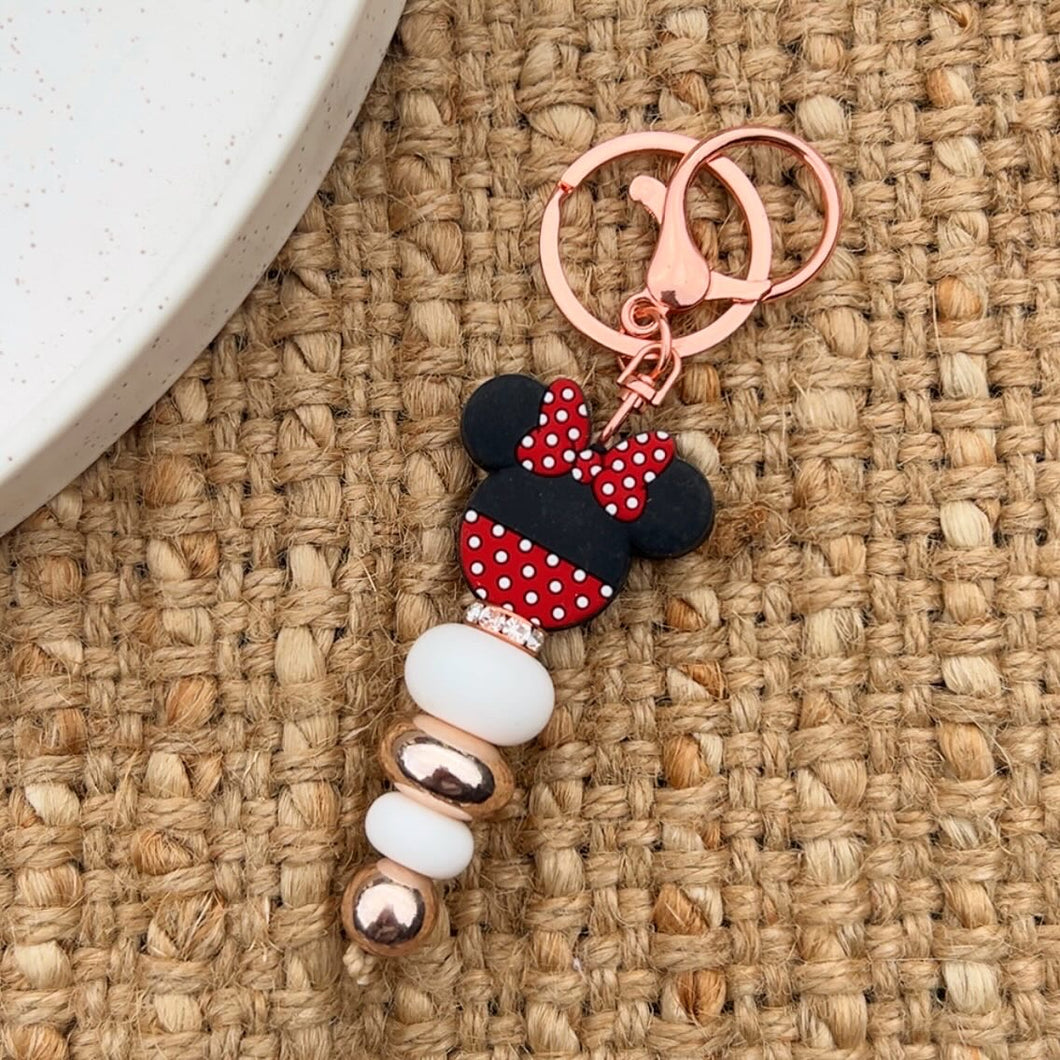 Red Mouse Keychain