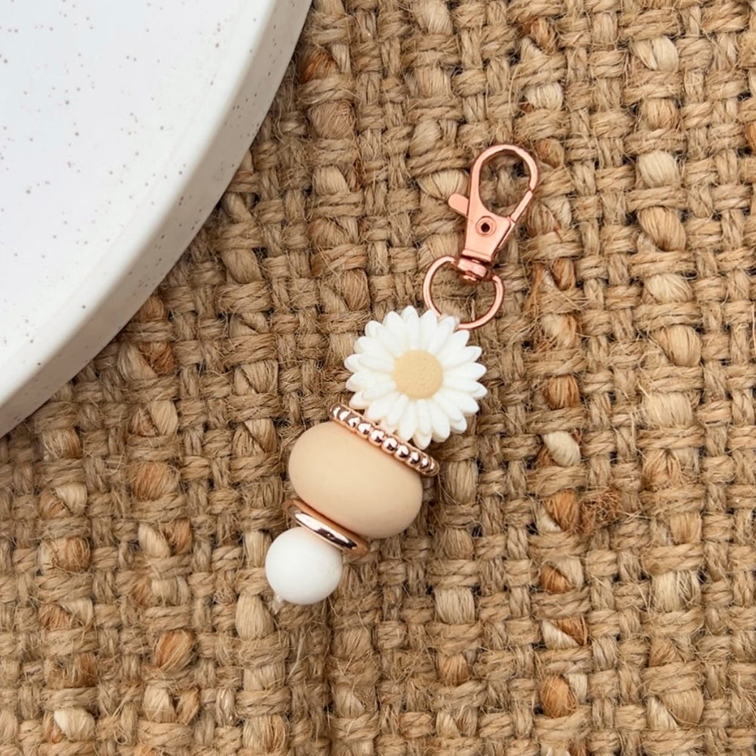 Coconut Flower Mini Keychain