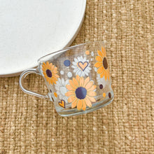 Load image into Gallery viewer, Sunflowers Glass Mug
