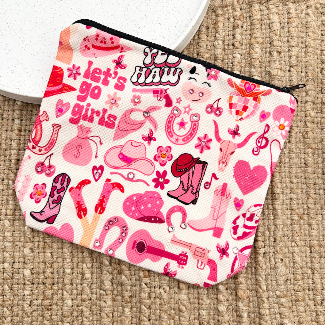 Cowgirl Makeup Pouch