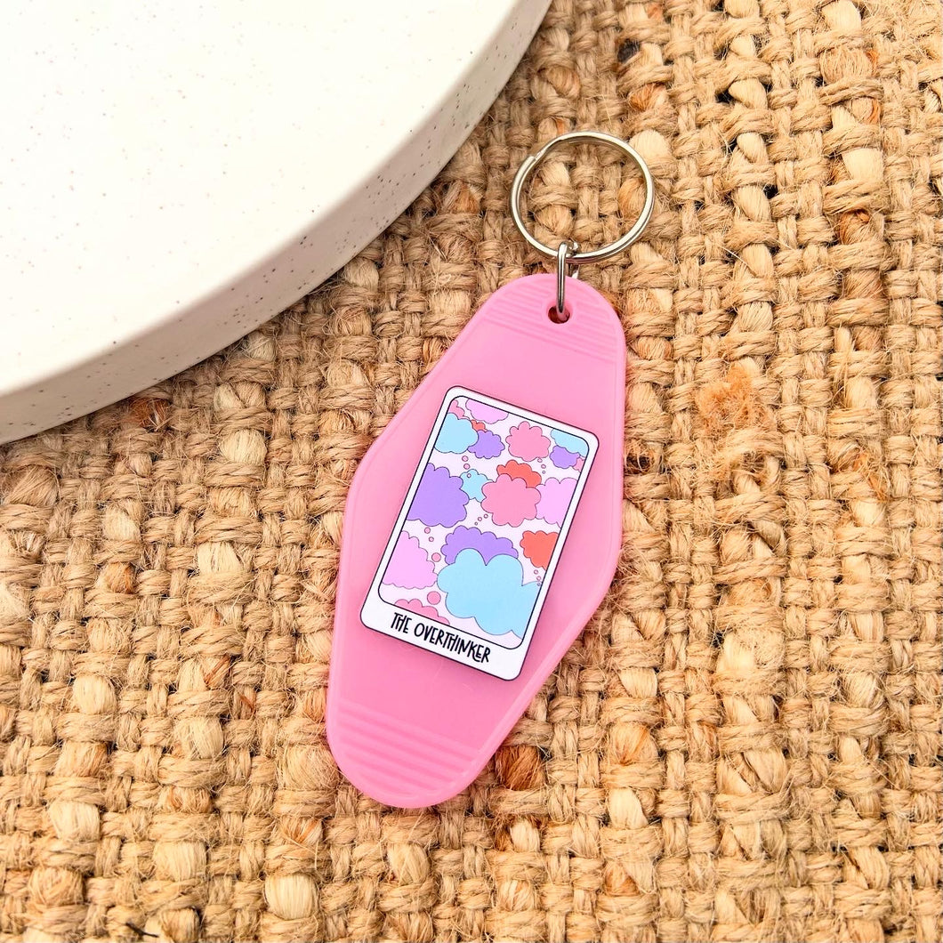 Pink Overthinker Keychain
