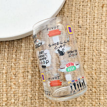 Load image into Gallery viewer, F.R.I.E.N.D.S Glass Can Tumbler
