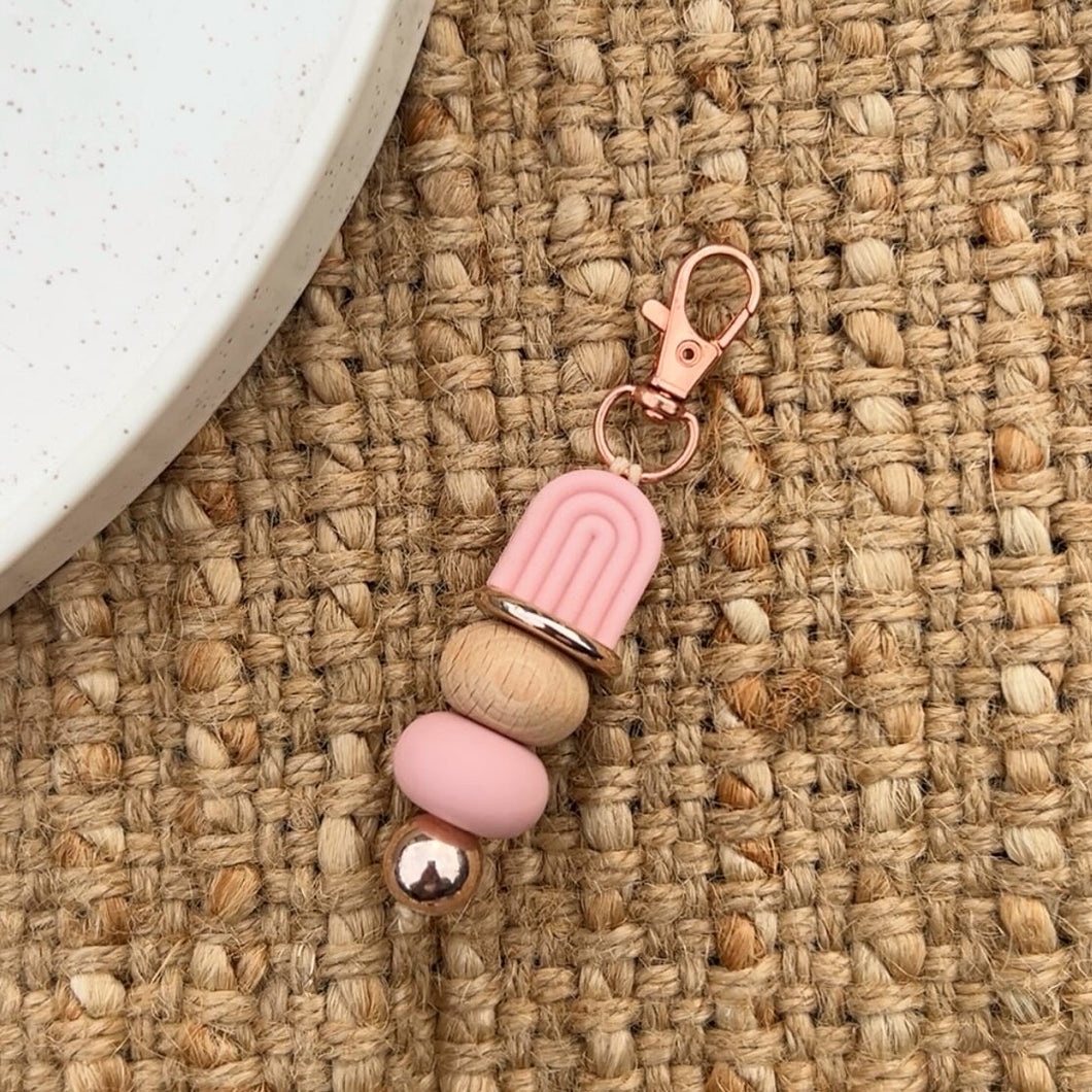 Pink Arch Mini Keychain