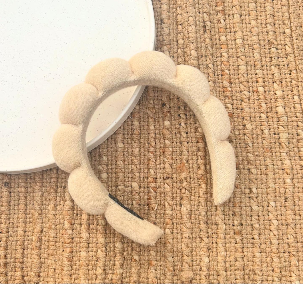 Beige Makeup Headband
