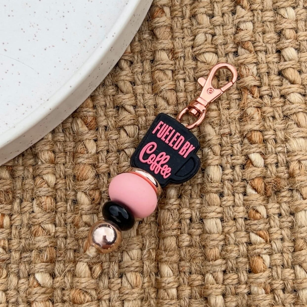 Fuelled by Coffee Mini Keychain