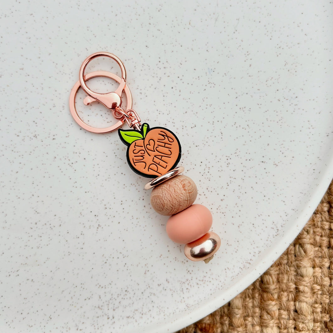 Peachy Keychain