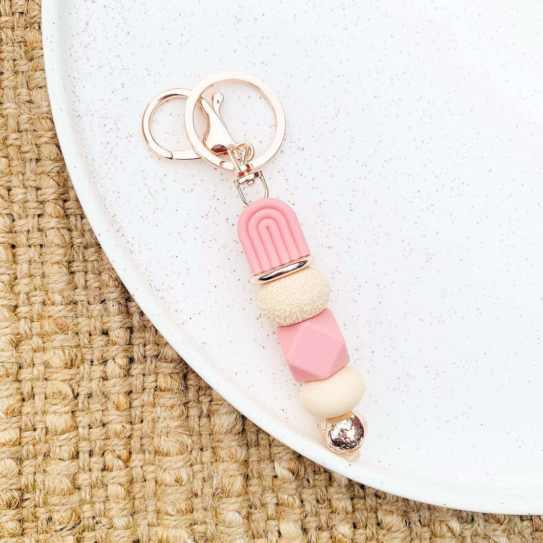 Light Pink Arch Keychain
