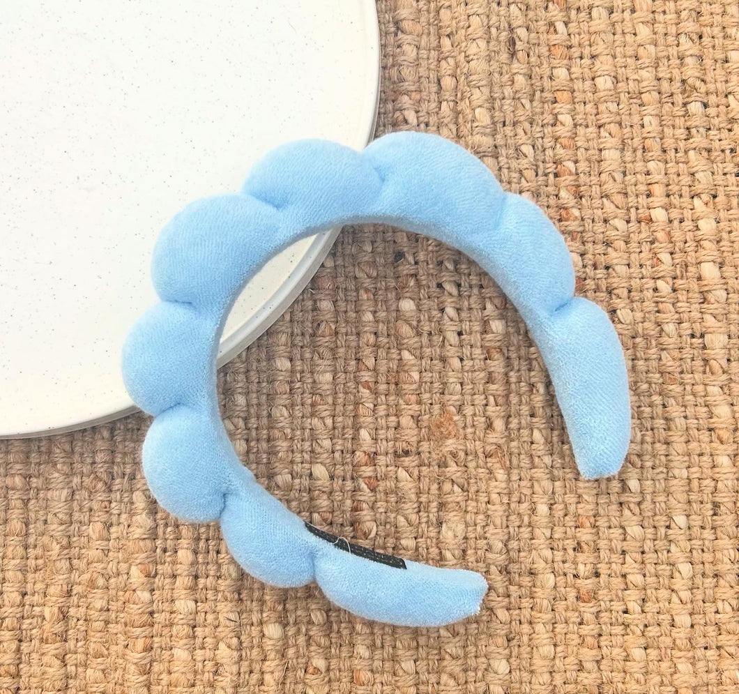 Pastel Blue Makeup Headband