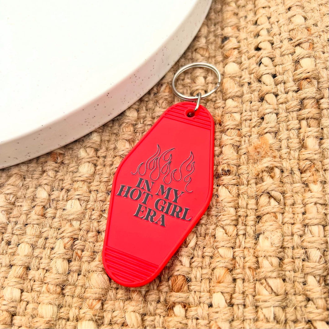 Red Hot Girl Keychain