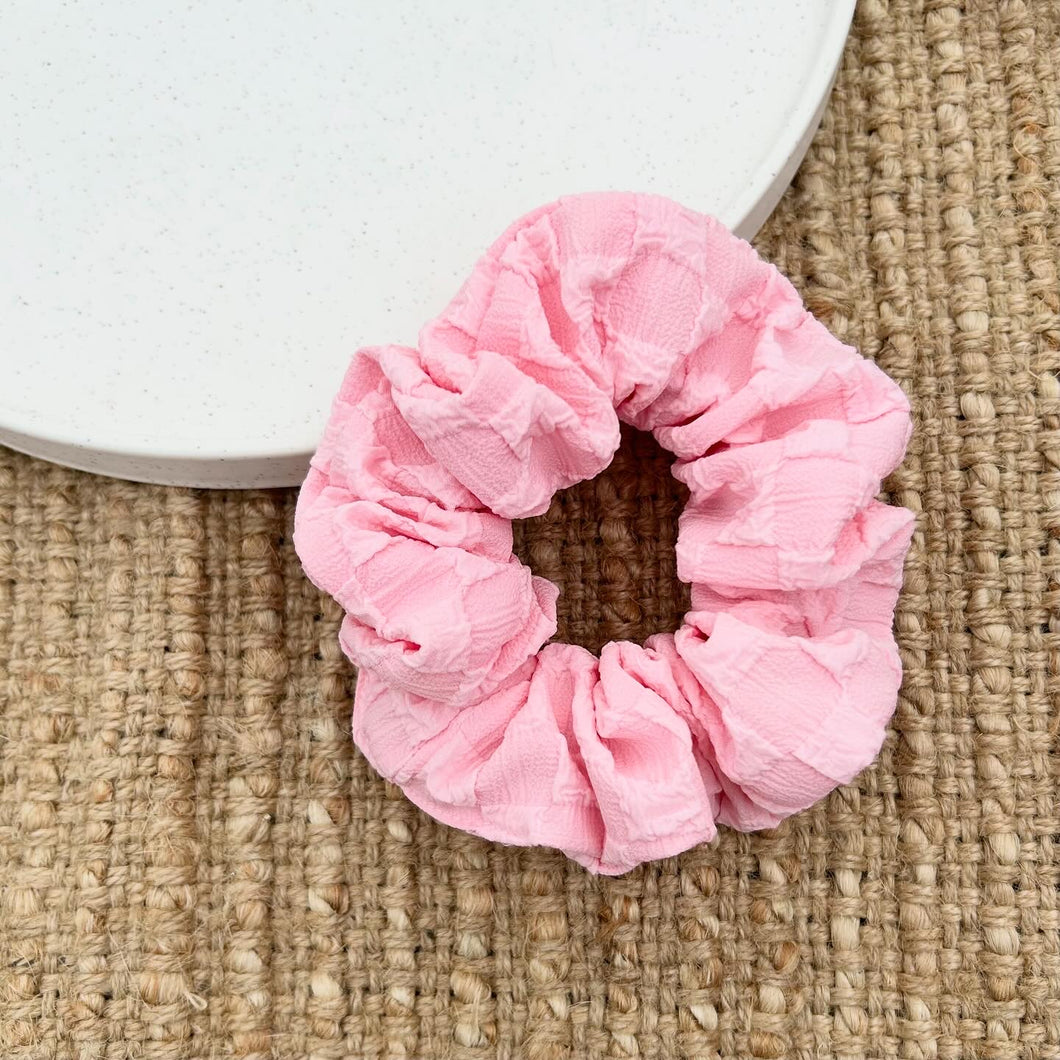 Pink Puff Scrunchie