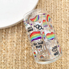 Load image into Gallery viewer, Pride Glass Can Tumbler
