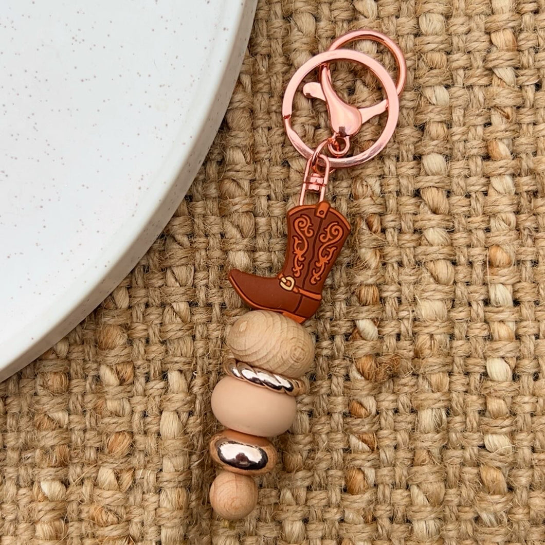 Cowboy Boot Keychain