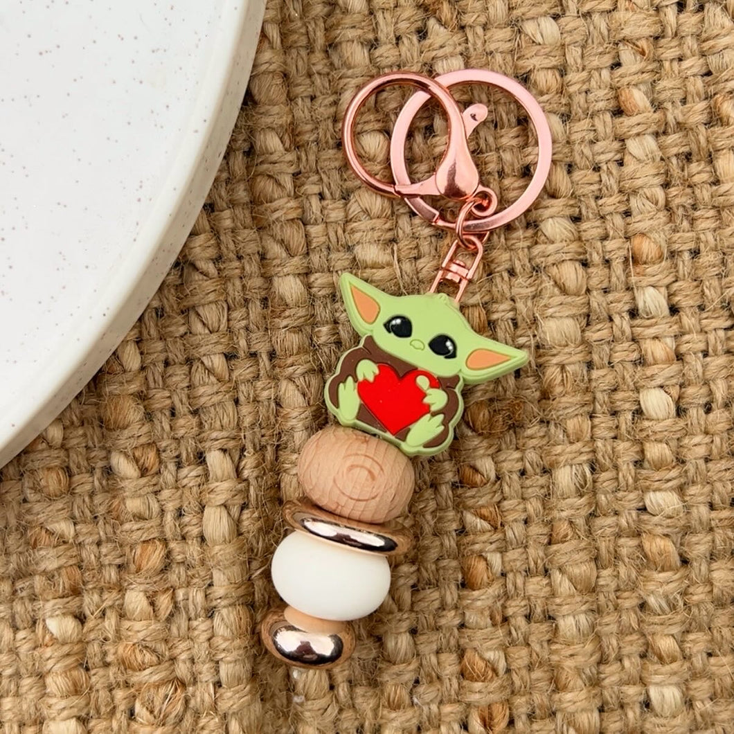 Alien Love Keychain