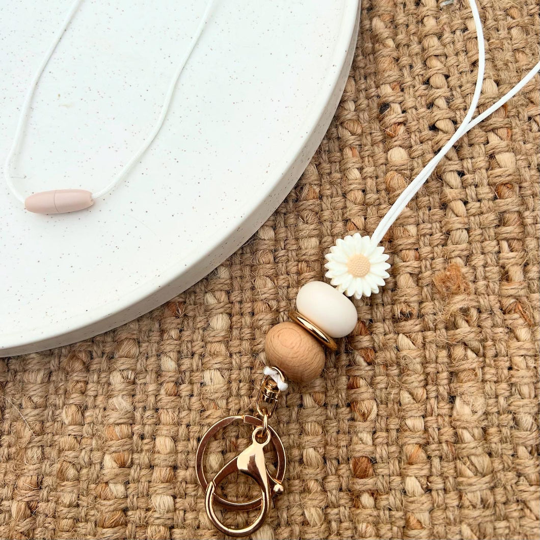 Coconut Daisy Lanyard