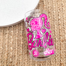 Load image into Gallery viewer, Barbie Girl Glass Can Tumbler
