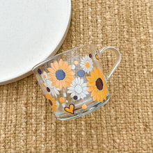 Load image into Gallery viewer, Sunflowers Glass Mug

