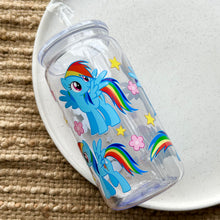 Load image into Gallery viewer, Pony Plastic Tumbler
