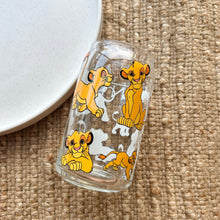 Load image into Gallery viewer, Lion Glass Can Tumbler
