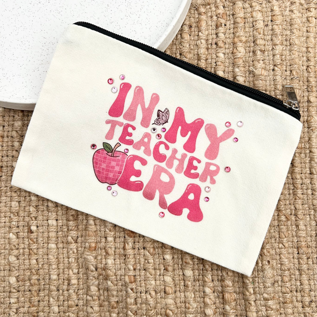 Teacher Era Makeup Pouch