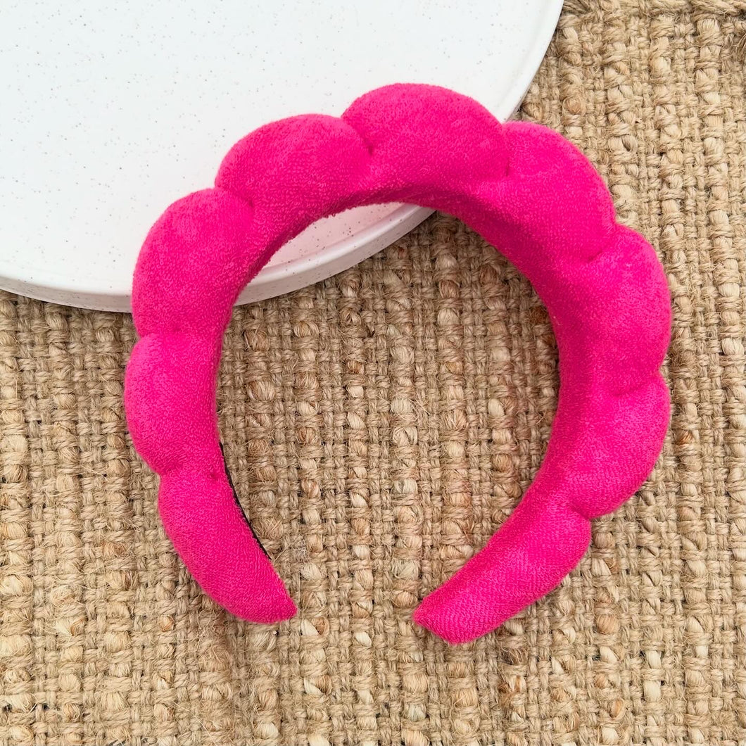 Hot Pink Makeup Headband