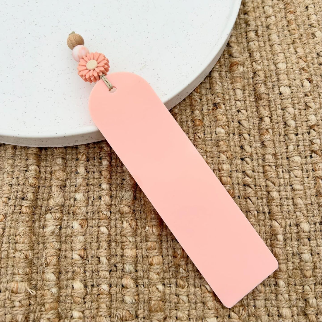 Peach Flower Bookmark