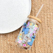 Load image into Gallery viewer, Stitch Lolly Glass Can Tumbler
