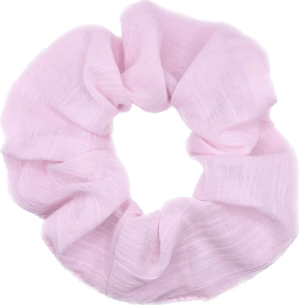 Baby Pink Cloth Scrunchie