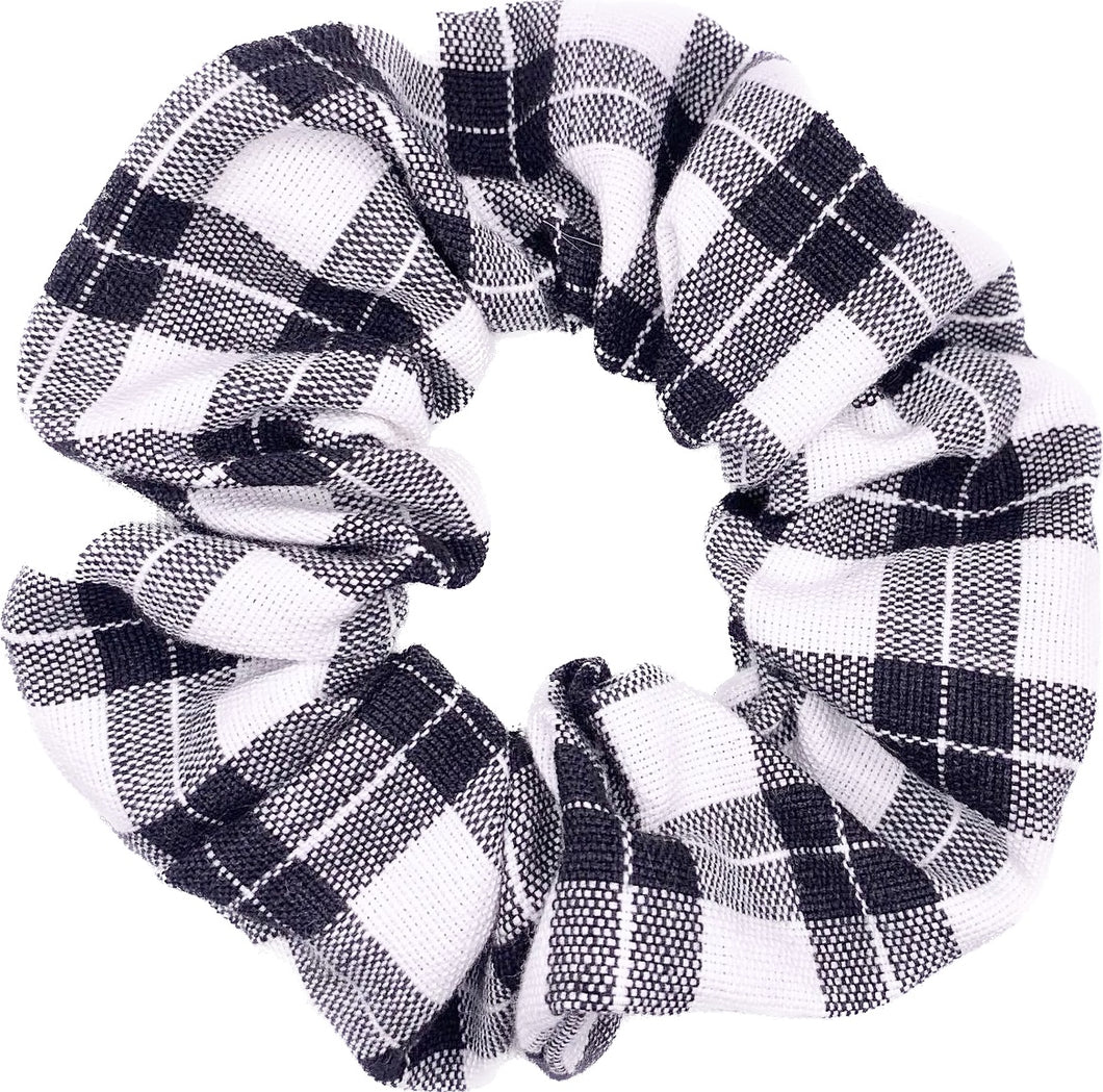 Checkered Scrunchie