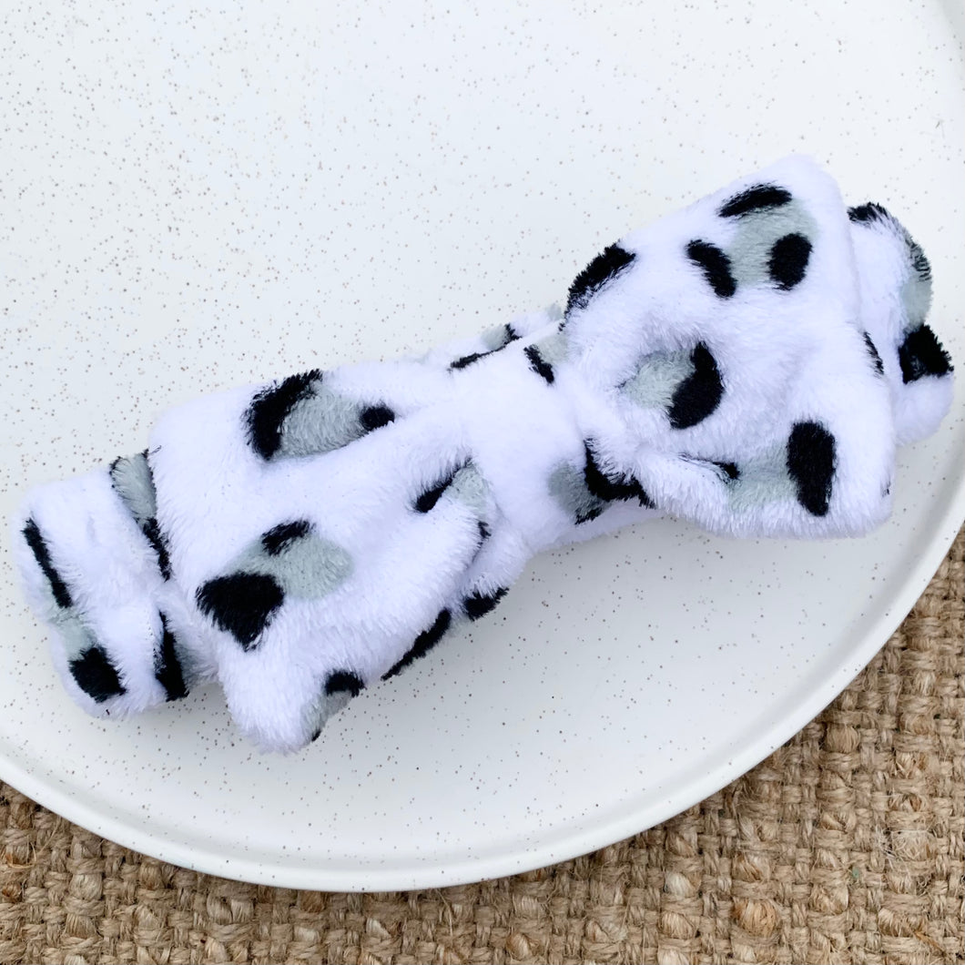 White Leopard Makeup Headband