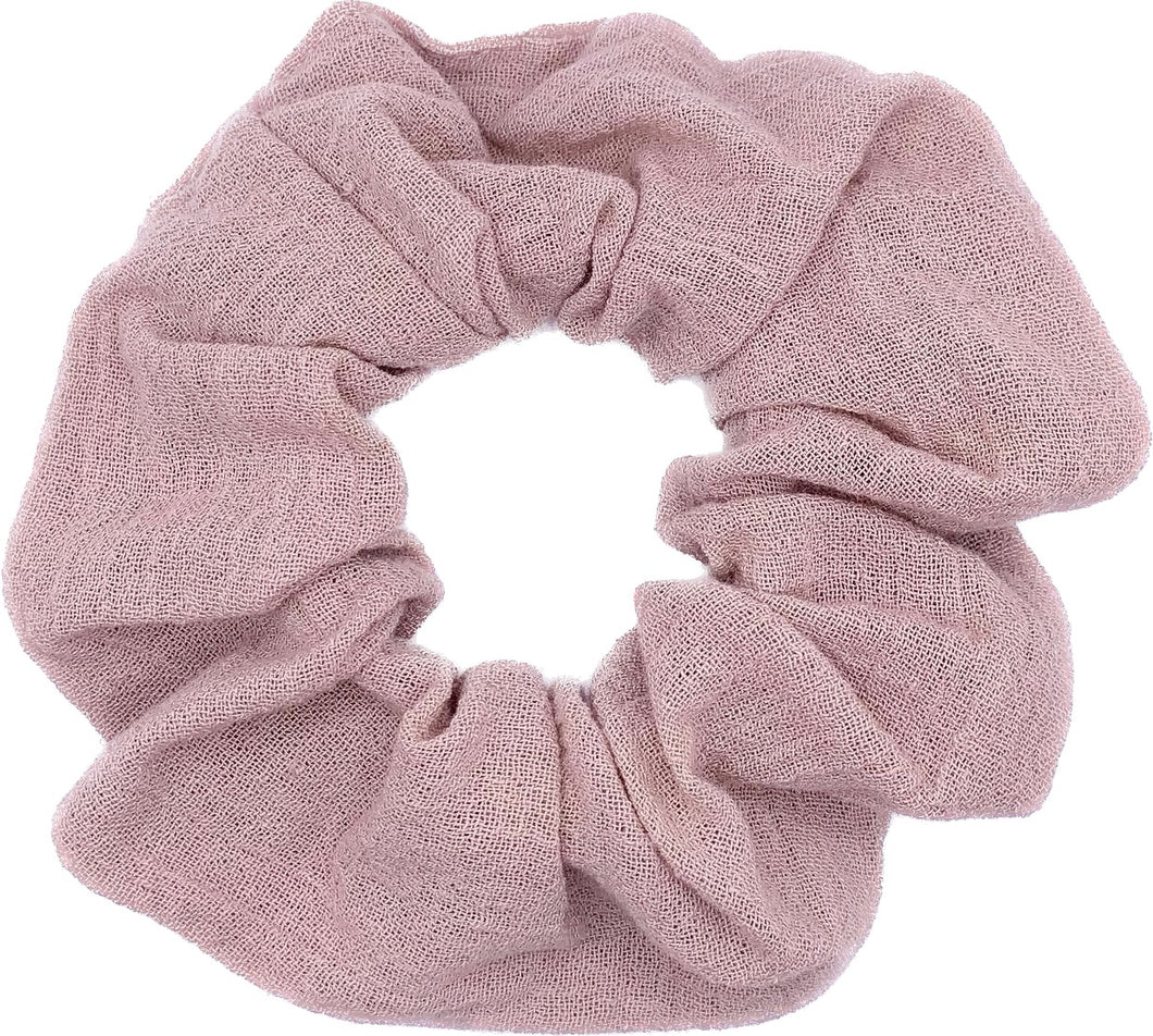 Tan Cloth Scrunchie