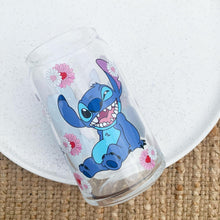 Load image into Gallery viewer, Stitch Glass Can Tumbler
