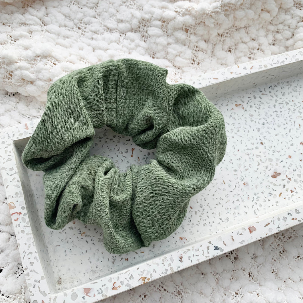 Forest Cloth Scrunchie